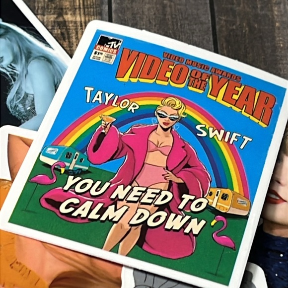 5for$10 Singer Taylor Swift Album 50Pc of Stickers Waterbottle, Notebook, More - Picture 4 of 5